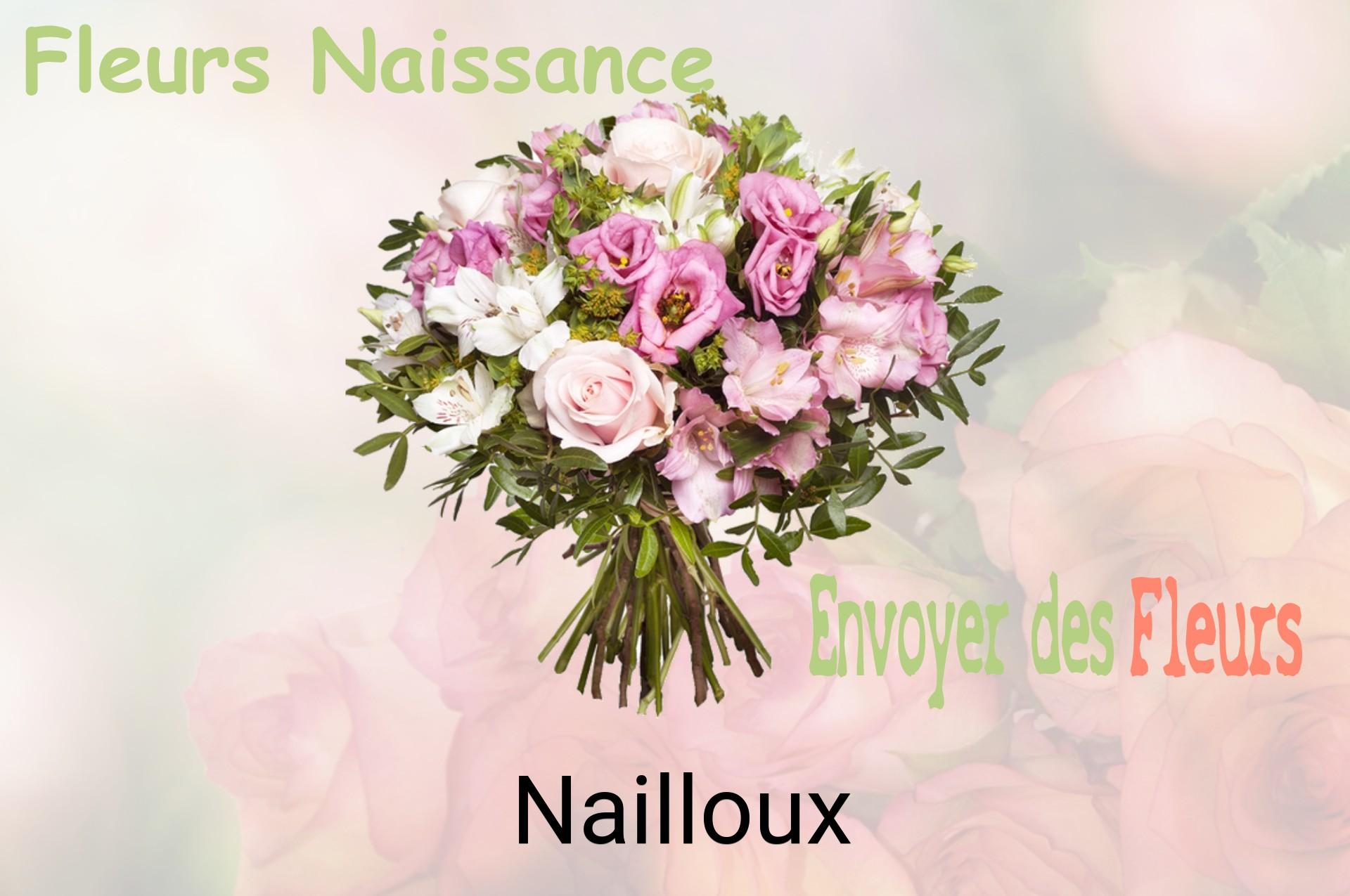 Bouquet de fleurs de naissance livré à Nailloux